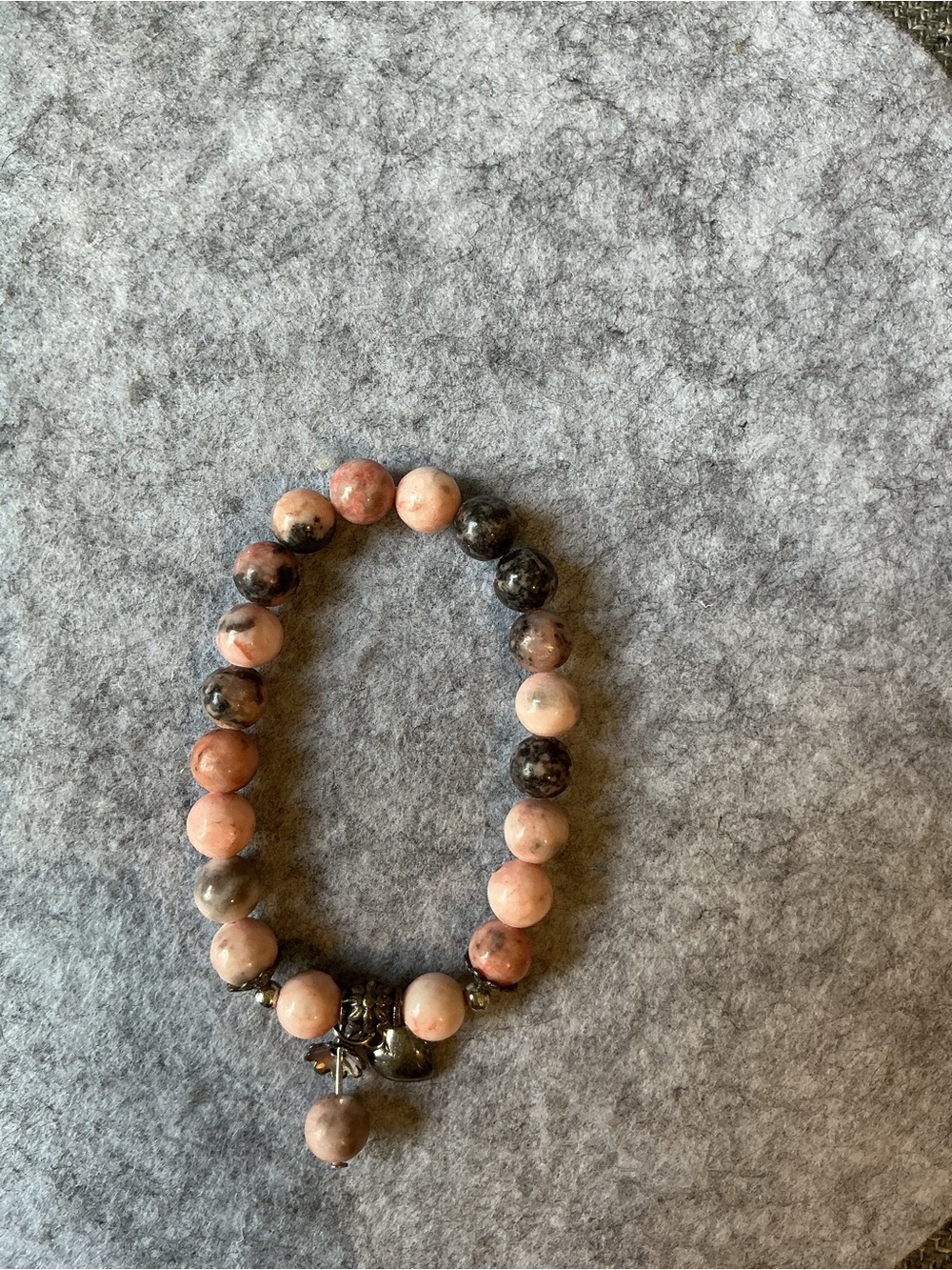 21st Birthday Beaded Charm Bracelet